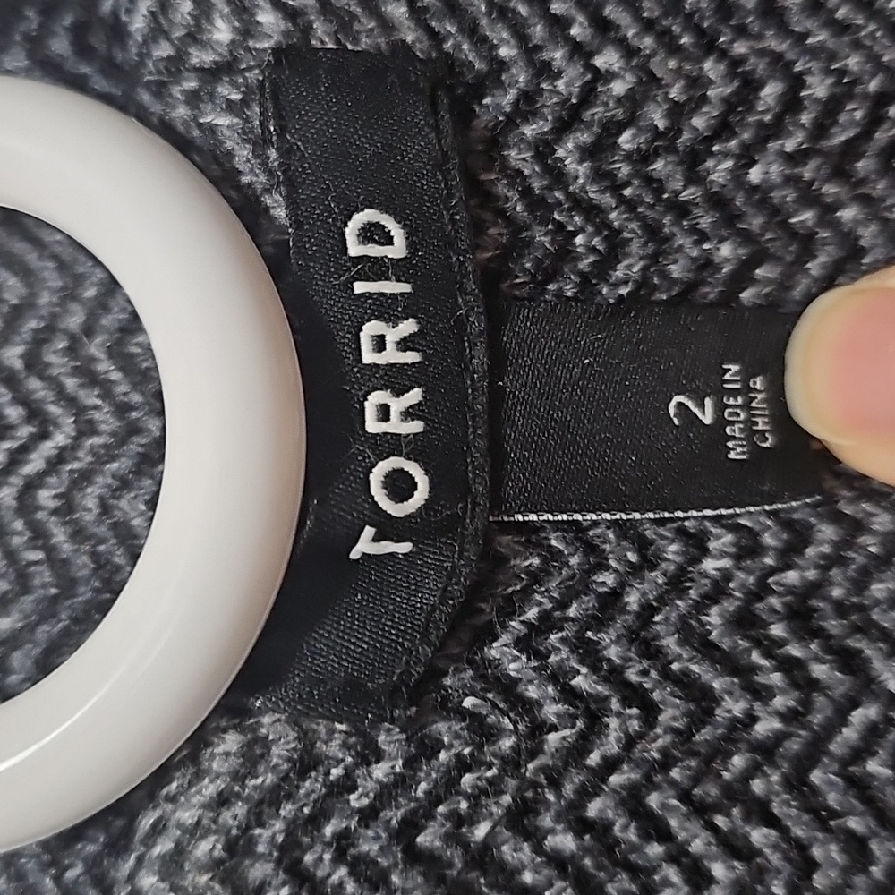 TORRID Fleece Trench Size 2 - Picture 8 of 11